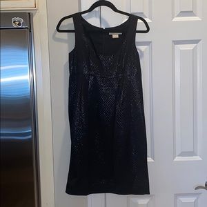 NWT Michael Kors black sheen dress